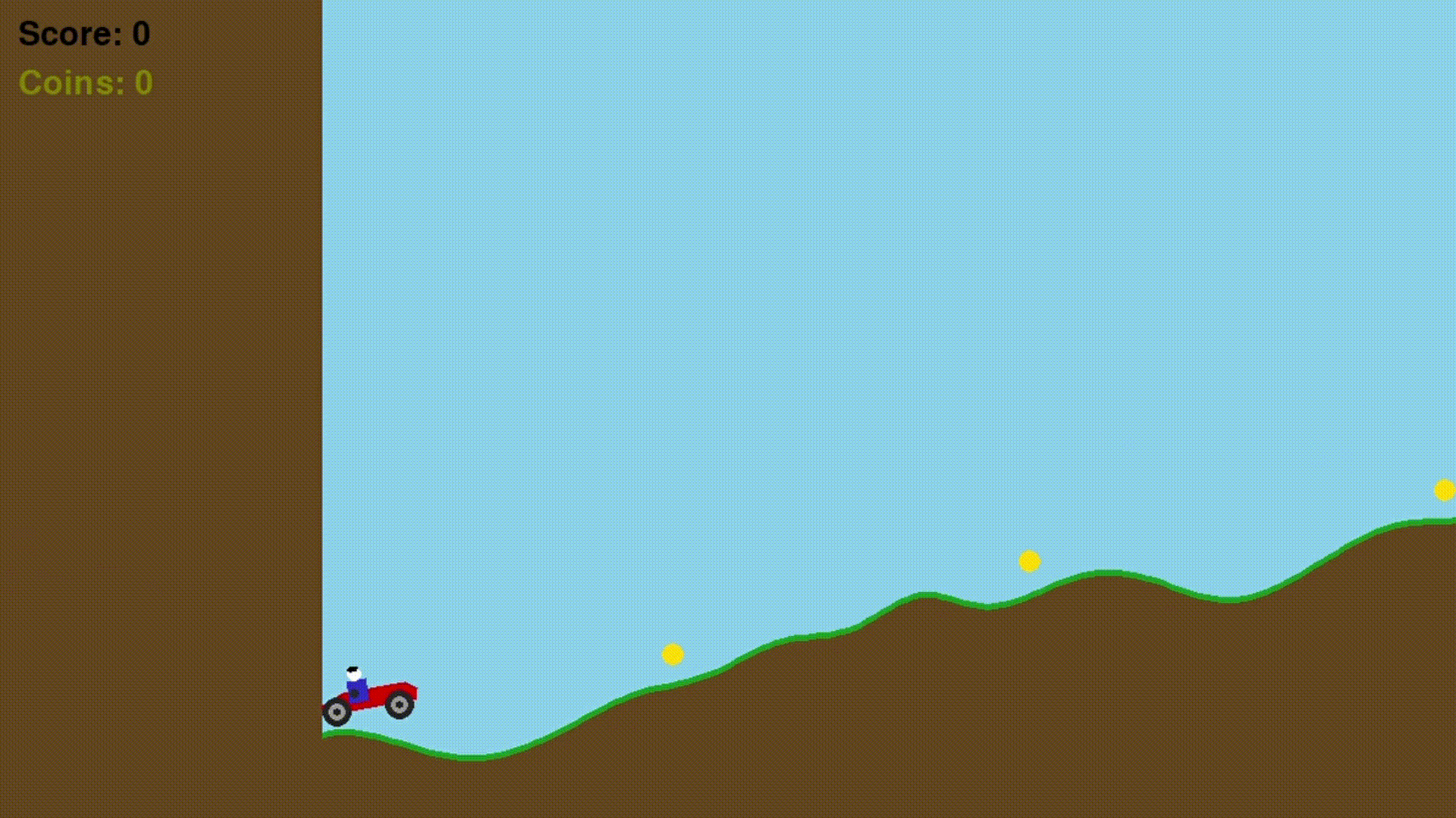 Analysis of RL Algorithms for a Simulated Hill Climb Racing Agent